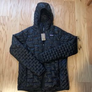 NWT Patagonia Micro Puff Hoody - black, L